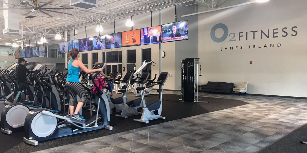 Gym on James Island O2 Fitness Charleston James Island